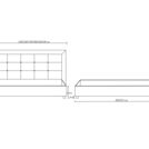 Кровать Димакс Норма + Агат с подъемным механизмом 120х190